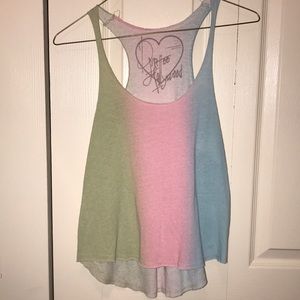 Cotton candy striped UO top